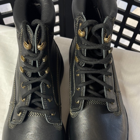 🖤 Dr. Comfort Boss Black Work/Hiking Boots 12 W Wide Leather NWOT 🖤 - Picture 5 of 12